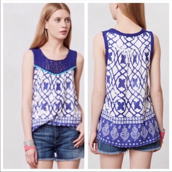 Anthropologie Tops - 🍓🔥Anthropologie - Meadow Rue Boho Tank Top - L